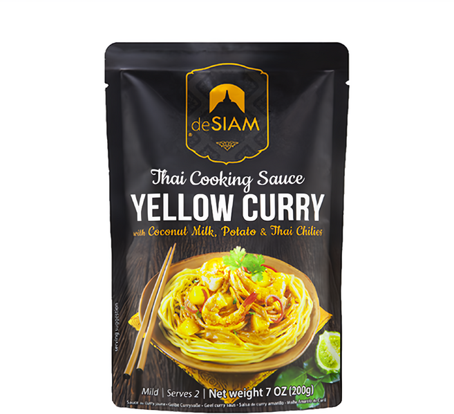 SIAM 泰式黃咖哩調理醬包, 200g, 1包