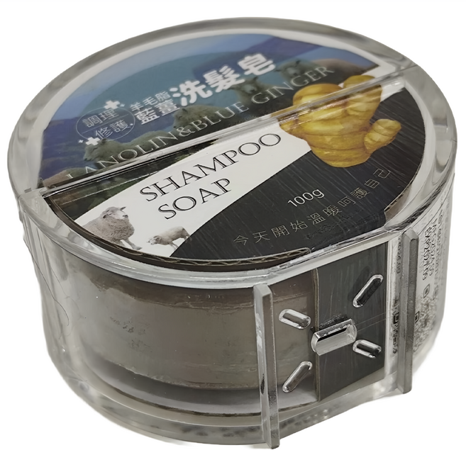 收納王妃 羊毛脂藍薑洗髮皂, 100g, 1個