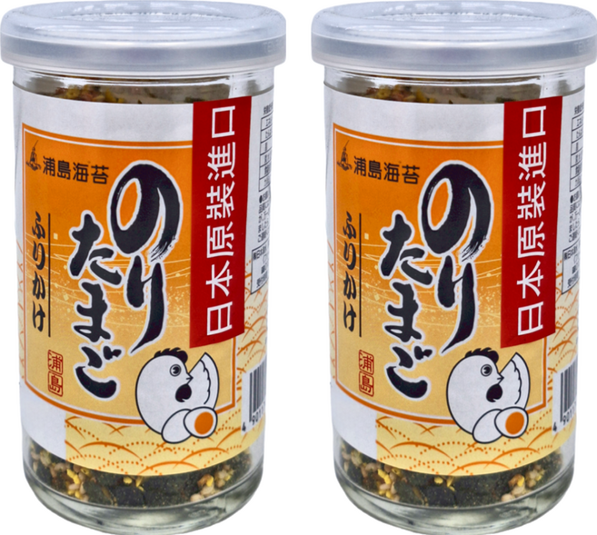 浦島海苔 海苔雞蛋味拌飯料, 60g, 2罐