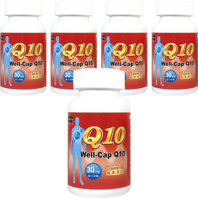 good Life 得意人生 Q10 複方膠囊, 60顆, 30mg, 5罐