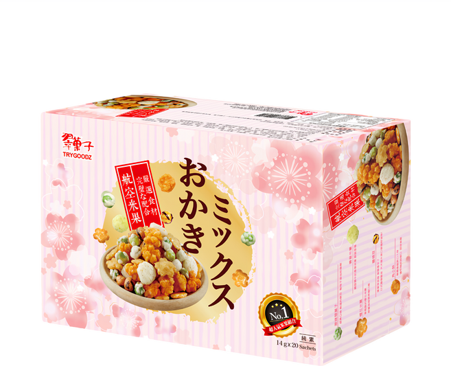 TRYGOODZ 翠菓子 航空米果 20包, 280g, 1盒