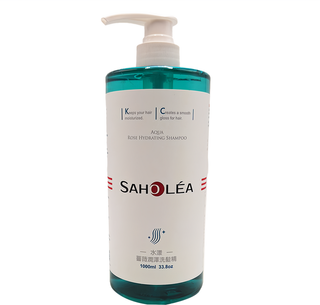 SAHOLEA 森歐黎漾 水漾薔薇潤澤洗髮精, 1L, 1瓶