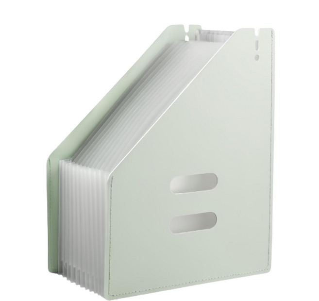 viewnet VWY 風琴式直立文件收納盒 13格 B款 混灰色, 灰色