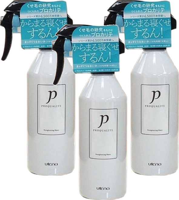 Utena 佑天蘭 瞬效直髮噴霧, 270ml, 3瓶