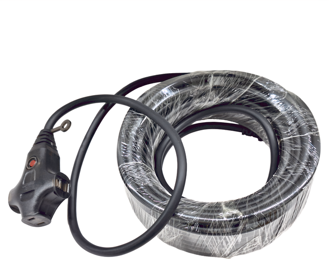 ADAMOUTDOOR 戶外延長動力線 ADPW-EC15M, 黑色, 1條, 15m