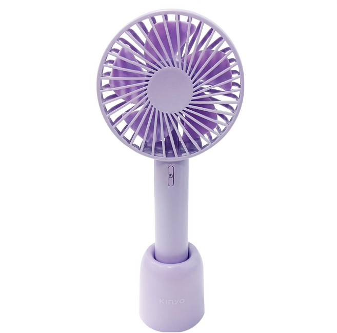 KINYO 充電風扇, UF-199, 紫色