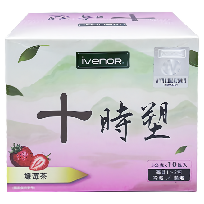 ivenoR 十時塑孅莓茶, 3g, 10包, 1盒