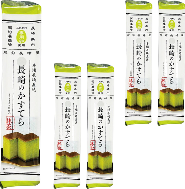 福壽屋本舖 長崎蛋糕 抹茶, 270g, 5包