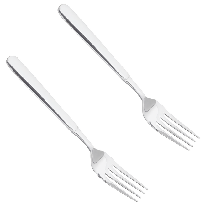 Axis 艾克思 316不鏽鋼餐具叉子 醫療鋼材質 SGS國際認證 鏡面拋光設計 加厚手柄, 2支