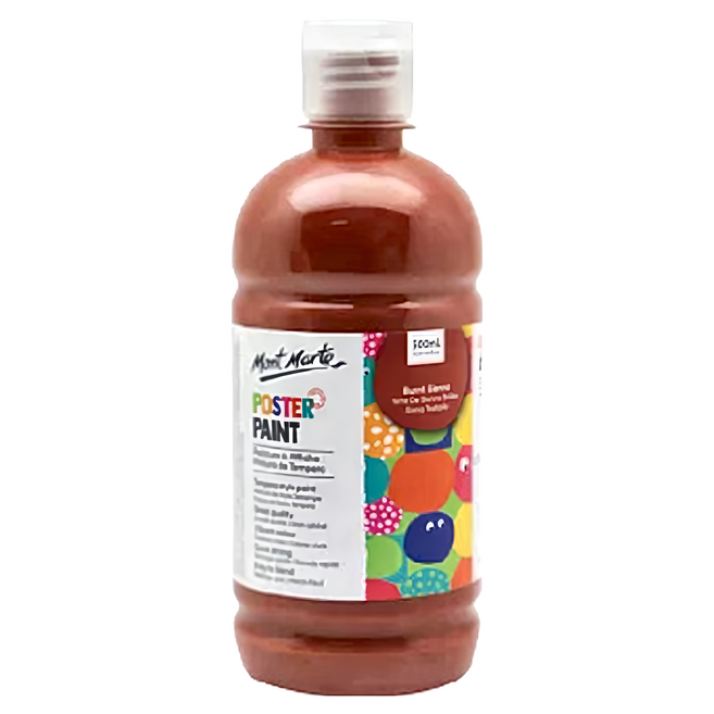 Mont Marte 蒙瑪特 廣告顏料 MPST0018 赭石色, 500ml, 1色