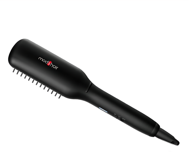 mod's hair 負離子溫控電熱梳 MHB-3040-K-TW 兩段溫度調節 防燙加長齒梳設計, 黑色