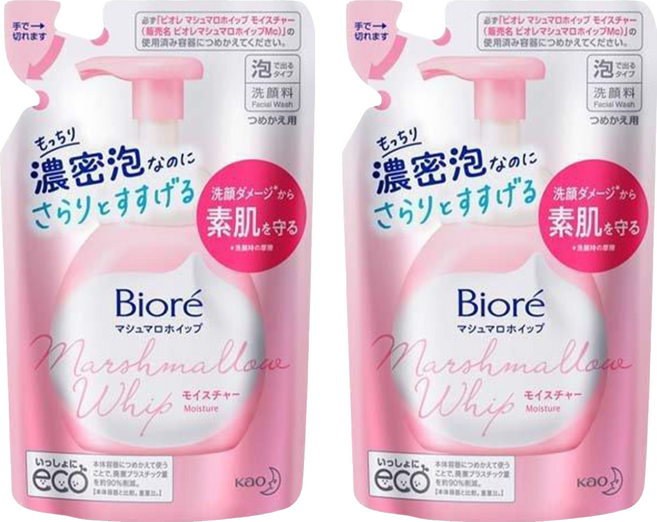 Biore 蜜妮 抗痘保濕洗顏慕斯補充包, 130ml, 2包