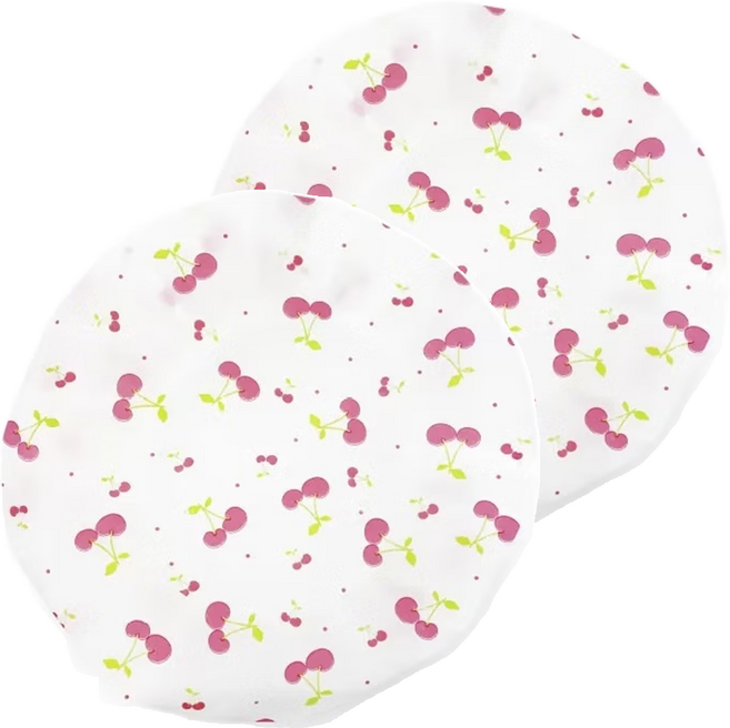 BEAUTYOUNG 妝漾 可愛浴帽 AP142A, 櫻桃, 2個