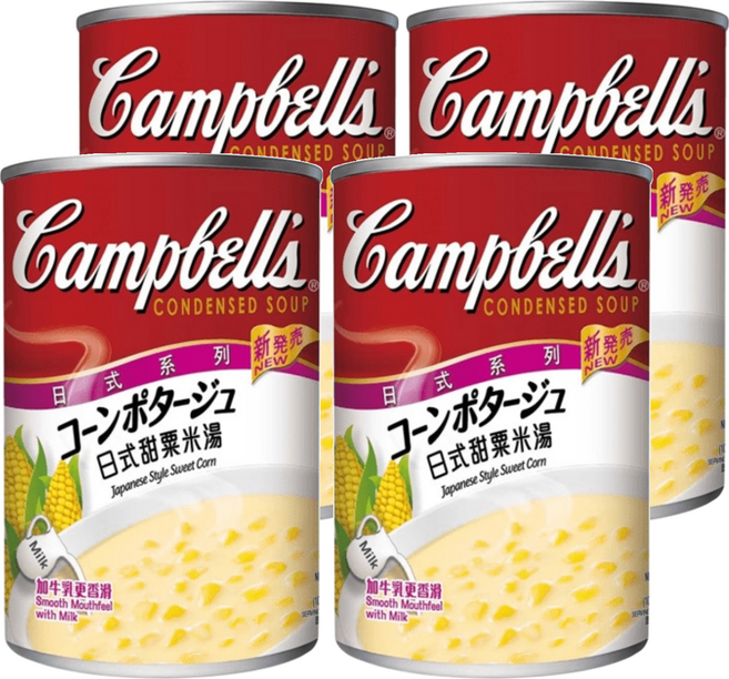 Campbell's 金寶湯 日式風味甜玉米濃湯, 305g, 4罐
