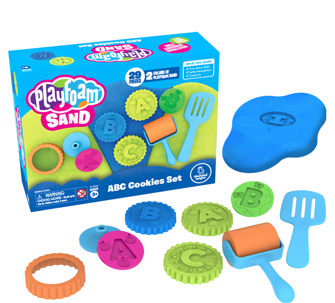Educational Insights 魔力沙黏土組 ABC餅乾派對, 多色, 1組