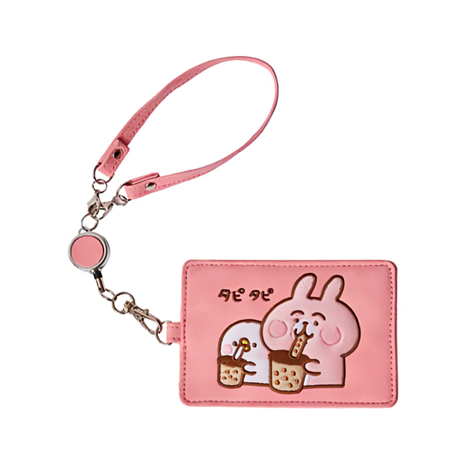 YENDAR 研達 卡娜赫拉的小動物皮革票卡夾 票卡套 伸縮拉環