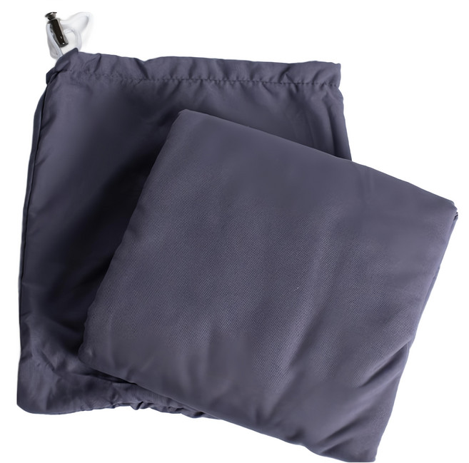 QIDINA 奇蒂可 韓式素色便攜保潔墊睡袋 附收納袋 單人加大(215 x 80cm), 1個, 深灰色