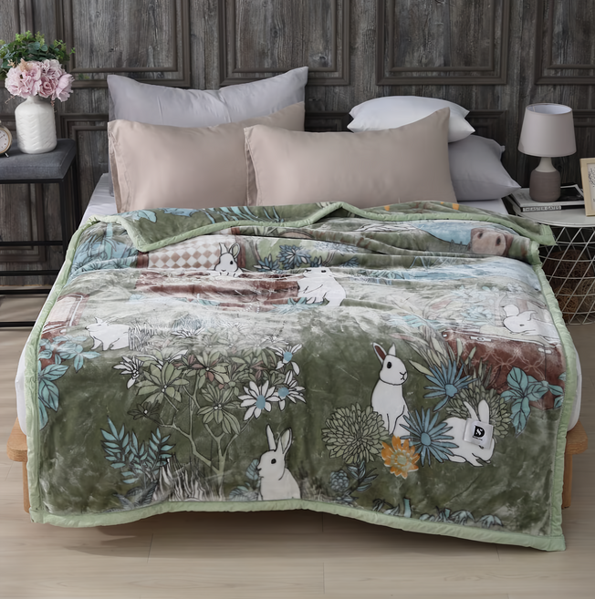 Ishur 伊舒爾 拉舍爾加厚雙層毯 柔軟細膩 親膚舒適