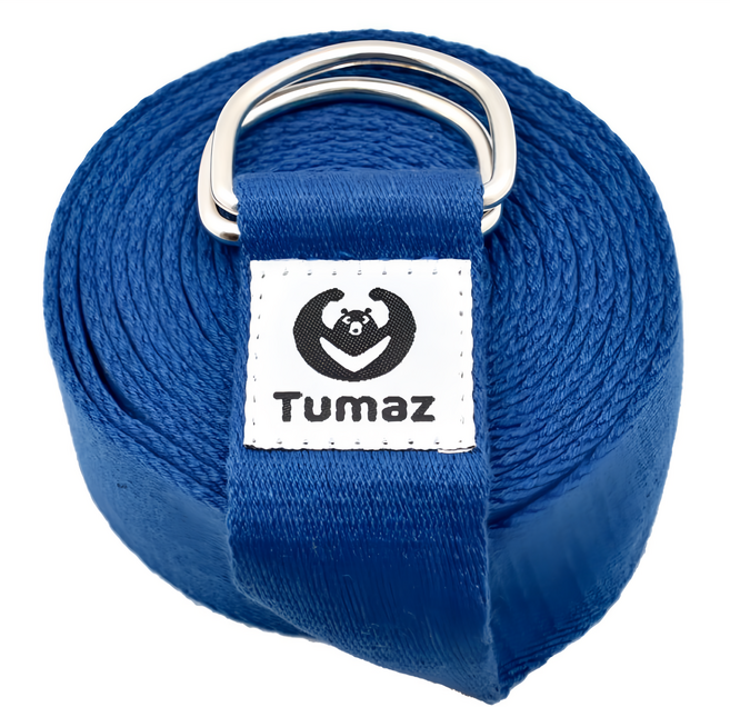 Tumaz 月熊 瑜珈繩 伸展帶, 海軍藏藍, 1條