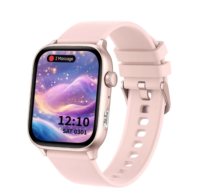 Apollo Life 阿波羅 AMOLED 智慧手錶 RX86, 粉金色, 藍牙, 495mm