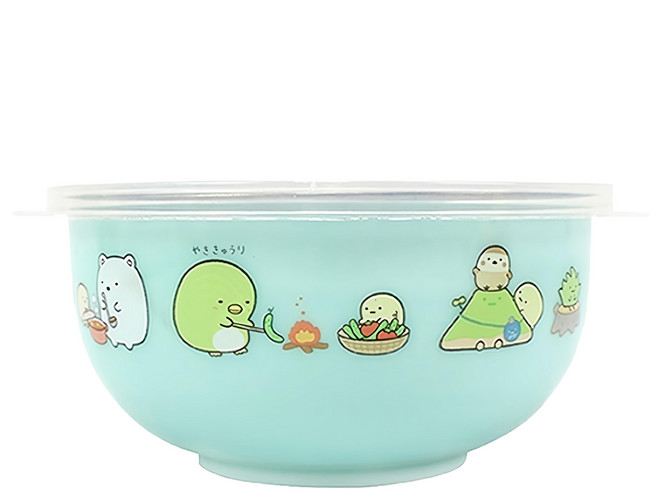 角落小夥伴 不銹鋼餐碗, 藍色, 1個