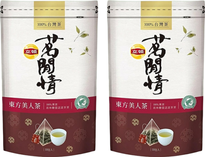 Lipton 立頓 茗閒情東方美人茶包, 2.8g, 18包, 2袋
