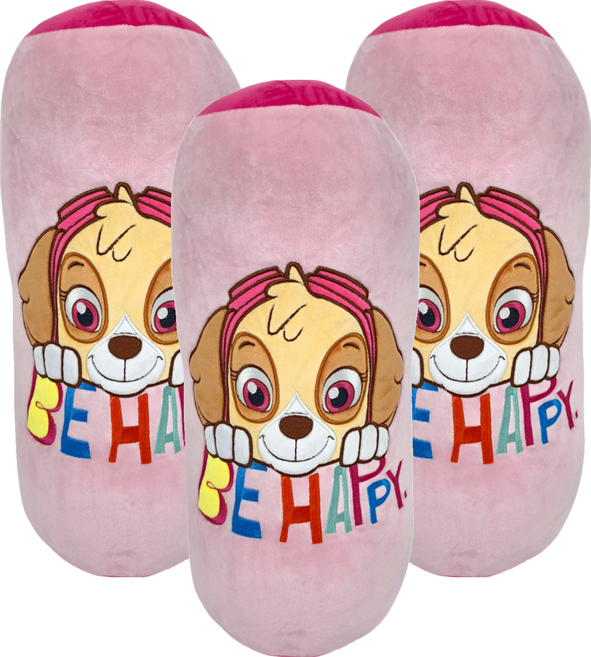 PAW PATROL 汪汪隊立大功 卡通圓形枕, 天天 粉色, 3個