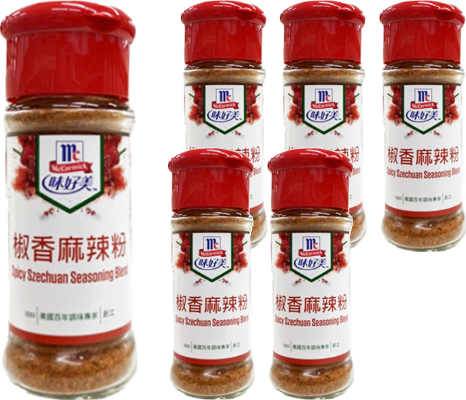 McCormick 味好美 調味料 椒香麻辣粉, 35g, 6瓶