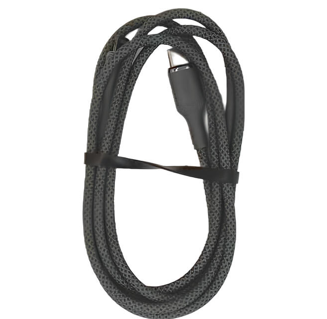 ROMOSS Type-C-Lightning 熔岩鎢金編織充電線 煙霧灰 PD27W 480Mbps, 1.2m, 1條