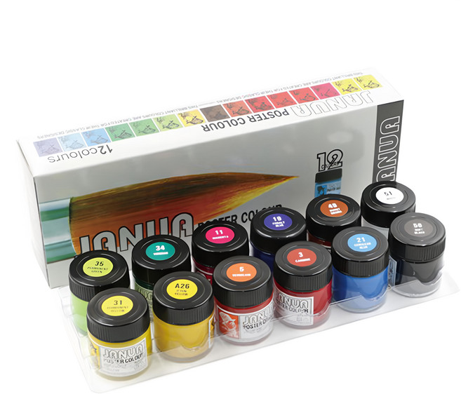 JANUA 老人牌 廣告顏料, 30ml, 12色