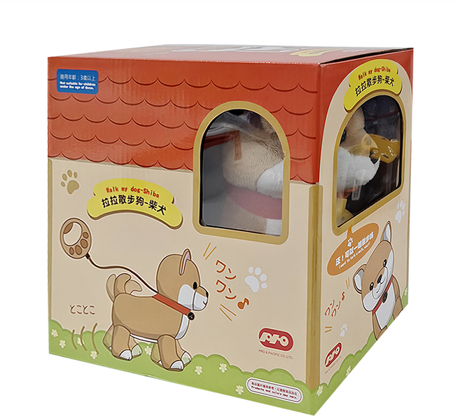 拉拉散步狗, 22cm, 柴犬, 1盒