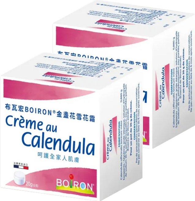 BOIRON 布瓦宏 金盞花雪花霜, 20g, 2盒