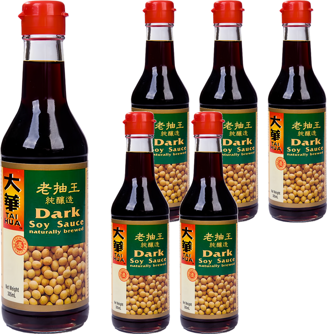 大華醬油 特級純釀造醬油 老抽, 305ml, 6瓶