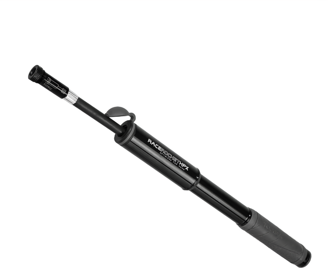 TOPEAK RaceRocket HPX 攜帶式聰明嘴打氣筒 加長型 109g, 黑色, 1個