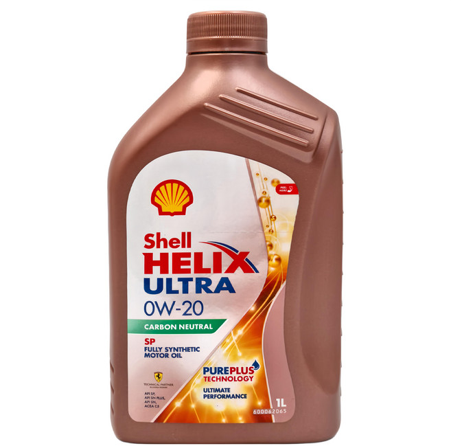 Shell 殼牌 HELIX ULTRA SP SP 全合成機油, 0w20, 1L, 1瓶