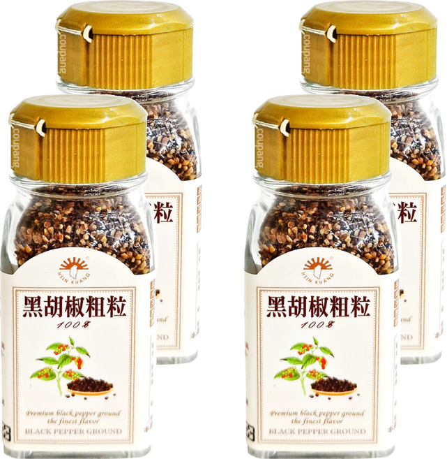 新光洋菜 黑胡椒粗粒, 35g, 4瓶