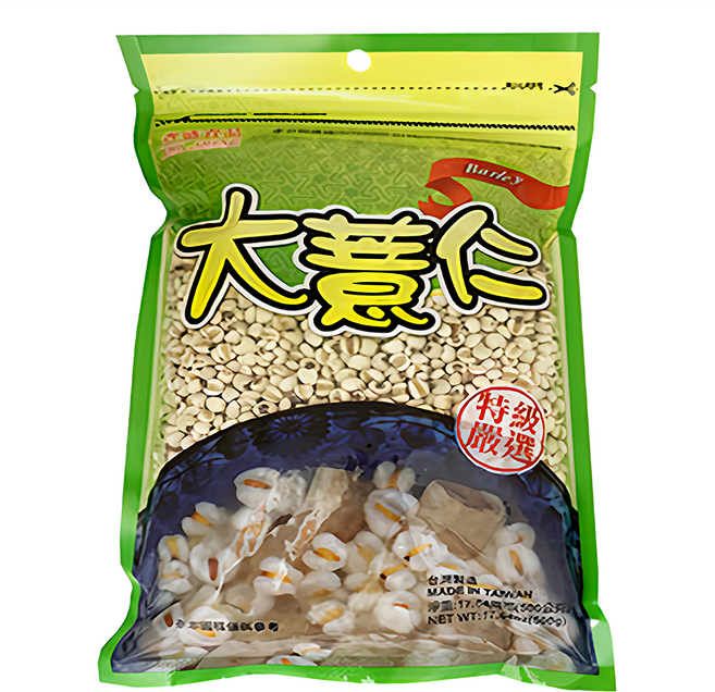 CHI-SHENG 耆盛食品 大薏仁, 500g, 1包