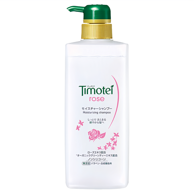 Timotei 蒂沐蝶 玫瑰保濕植萃洗髮精, 500g, 1瓶