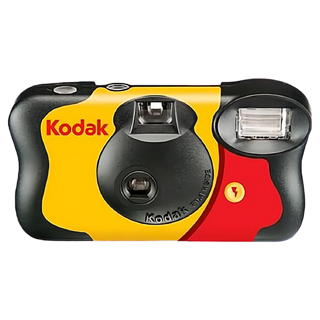 Kodak 柯達 Funsaver 一次性即可拍 底片相機 內建閃光燈 ISO 800高感光, 1台