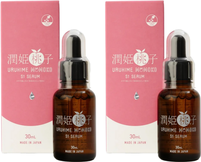 URUHIME MOMOKO 潤姬桃子 S1精華液, 30ml, 2瓶