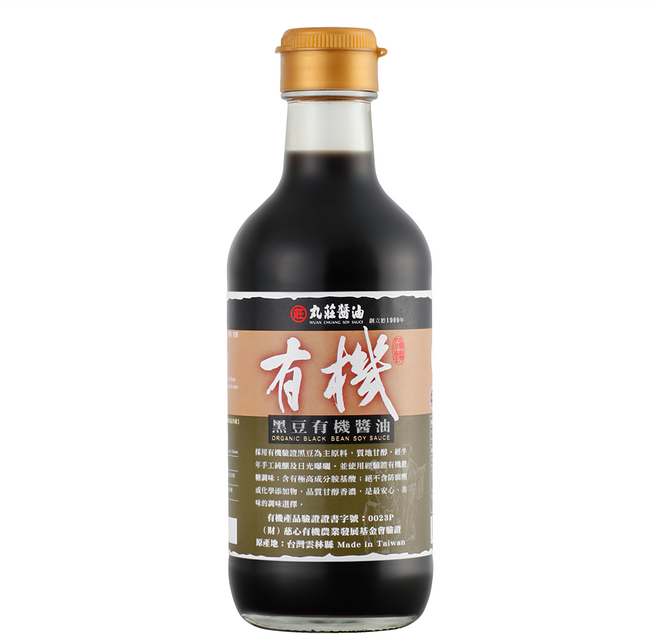丸莊醬油 黑豆有機醬油清, 1瓶, 300ml