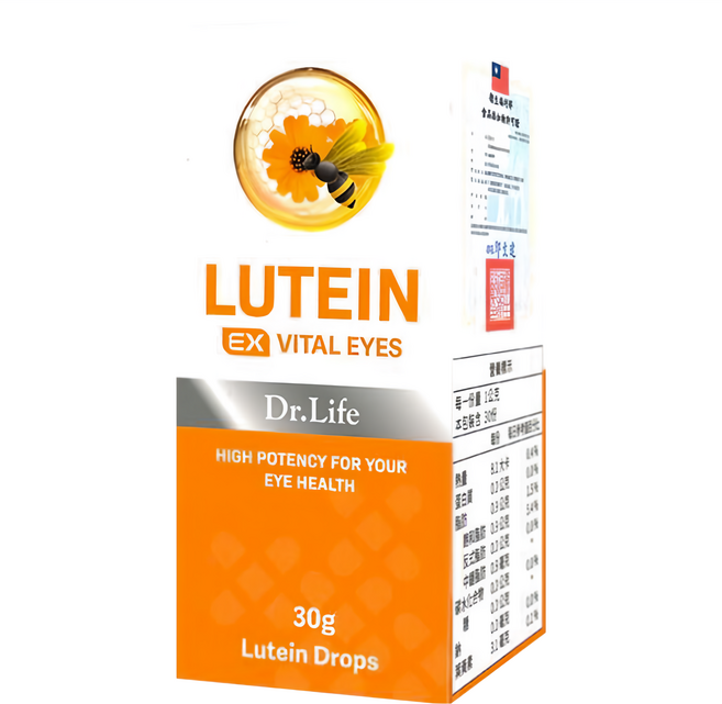 Dr.Life 葉黃素液態滴劑 全素食, 30g, 1瓶