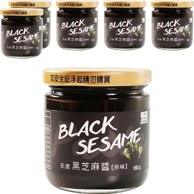 東和製油 黑芝麻醬, 180g, 6罐