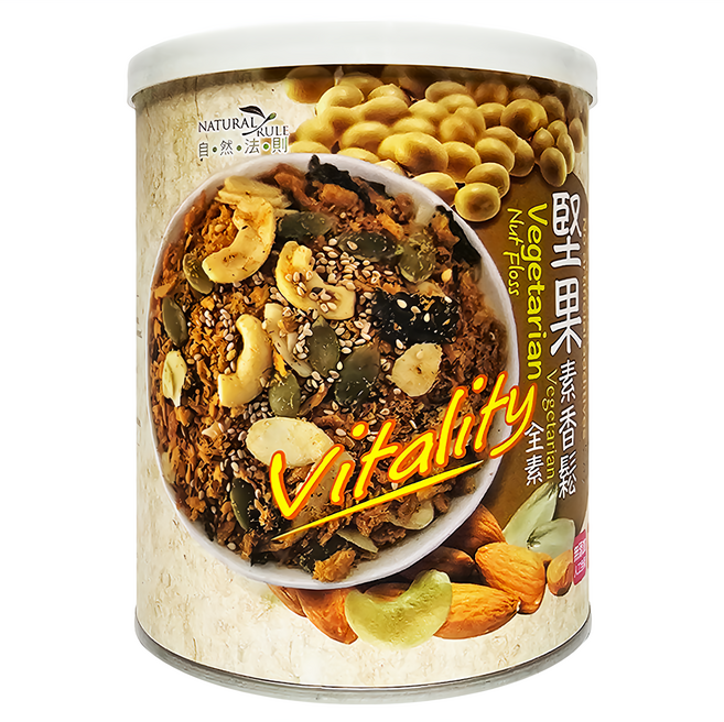 NATURAL RULE 自然法則 全天然堅果素香鬆, 300g, 1罐