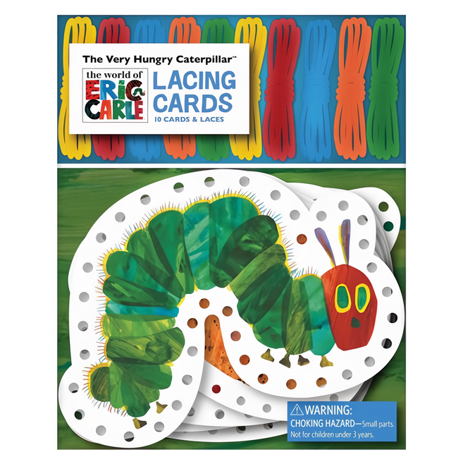 Chronicle Books The Very Hungry Caterpillar 穿繩遊戲/穿線板, 1組