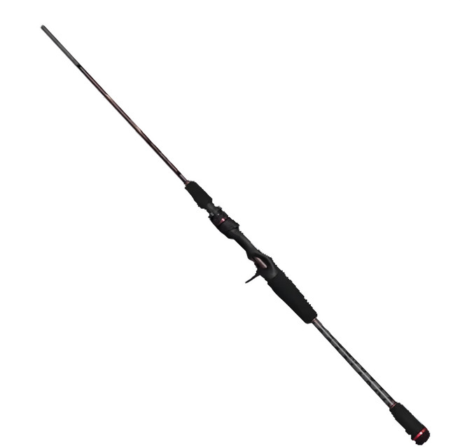 okuma 寶熊釣具 凱莫斯 CEYMAR 三節式 路亞竿 槍柄 CC663L, 黑紅色