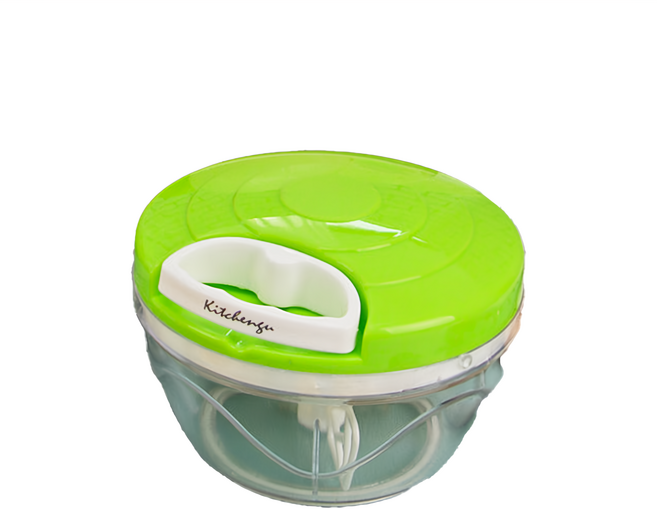 Kitchen9 手拉式旋轉切菜器, 綠色, 1個