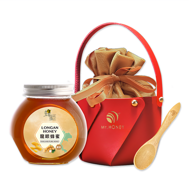 Mr.HONEY 蜂蜜先生 蜂蜜提籃組 泰國龍眼蜂蜜, 240g, 1組