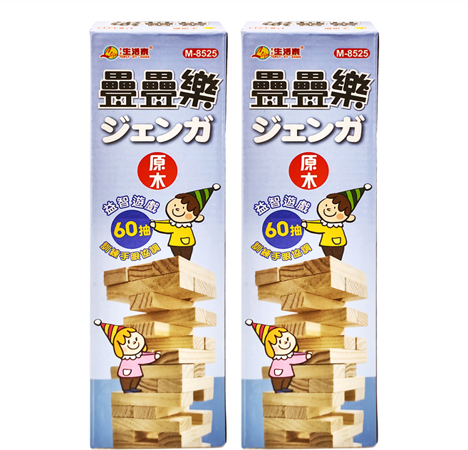 Lofor 樂活生活家 疊疊樂 60片, M-8525, 2盒