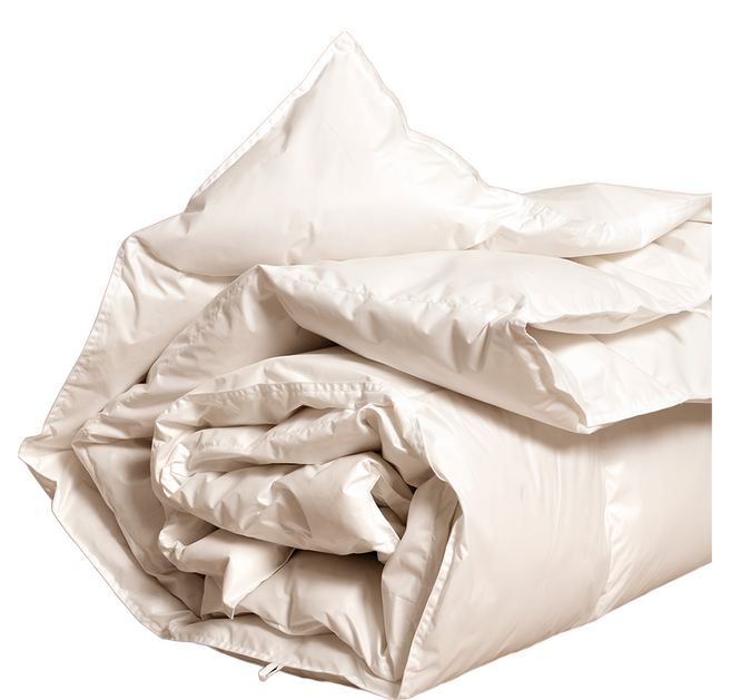 田中保暖 100%水鳥羽絨冬被 台灣製, 白色